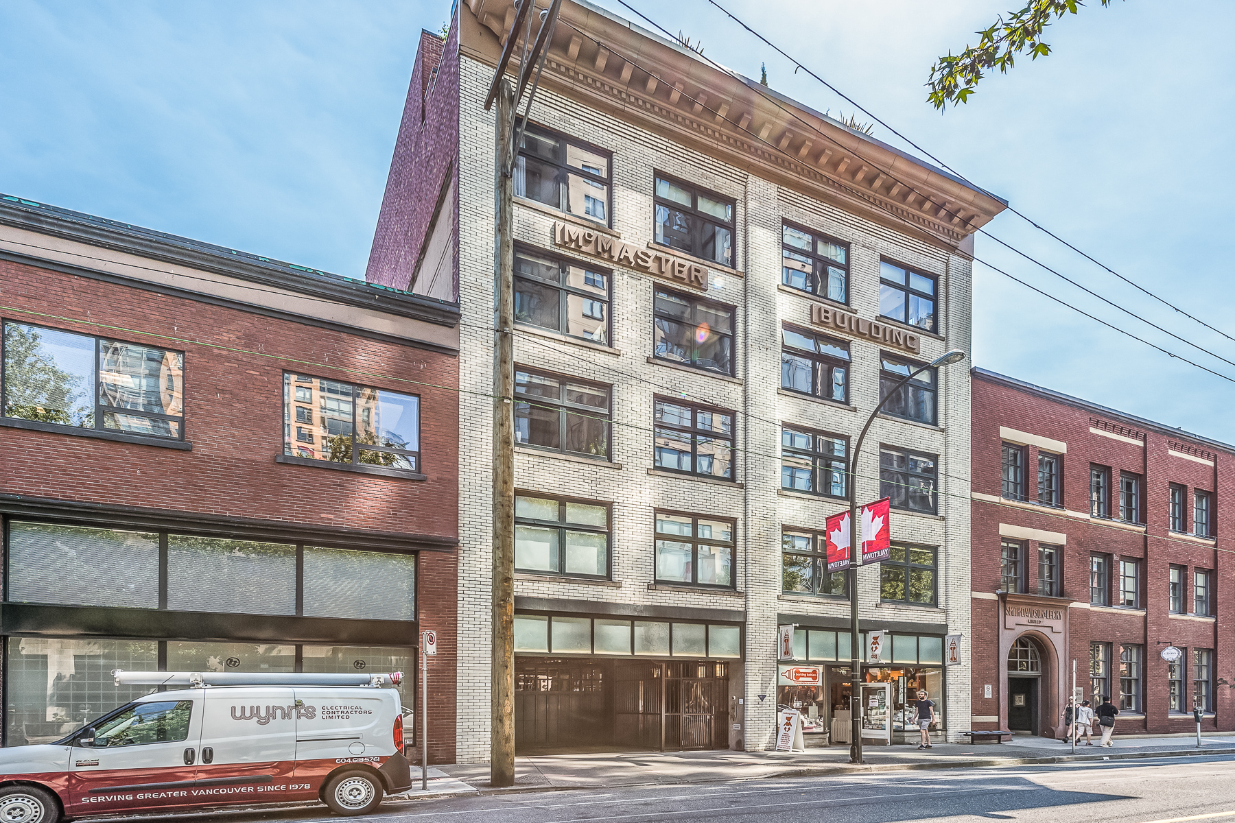 301 1180 Homer Street — The McMaster Building exterior